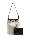 Proenza Schouler Brant Linen Bucket Bag In Neutrals