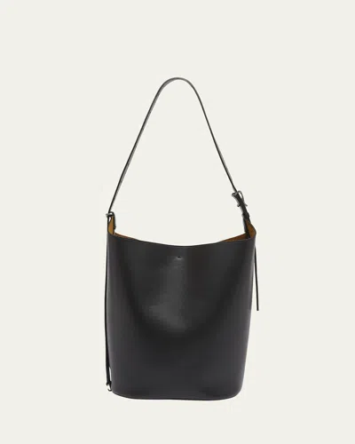 Proenza Schouler Brant Smooth Leather Bucket Bag In Black