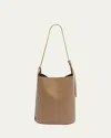 Proenza Schouler Brant Smooth Leather Bucket Bag In Cumin