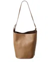 Proenza Schouler Brant Smooth Leather Bucket Bag In Gray
