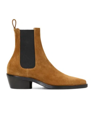 Proenza Schouler Bronco Boots In Orange
