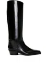 Proenza Schouler Bronco Knee-high Leather Boots In Black