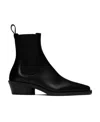 Proenza Schouler Bronco Leather Chelsea Boots In Black
