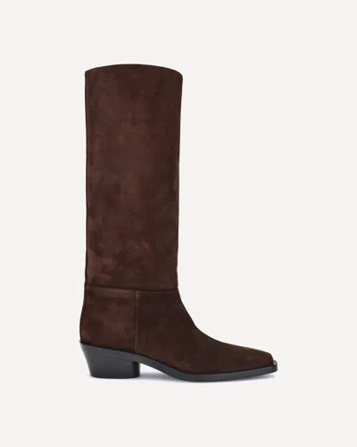 PROENZA SCHOULER BRONCO SUEDE BOOTS