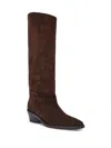 Proenza Schouler Bronco Knee High Boots Chocolate In Multi