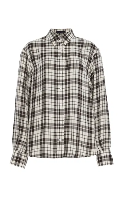 Proenza Schouler Bronwen Plaided Shirt In Multi