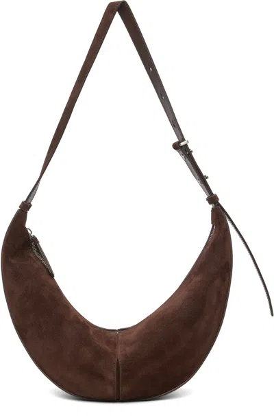 Proenza Schouler Brown Slide Soft Suede Bag