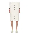 Proenza Schouler Button-down Skirt With Front In White