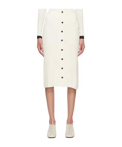 Proenza Schouler Button-down Skirt With Front In White