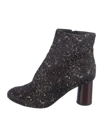 Pre-owned Proenza Schouler Calf Hair Boots In Black