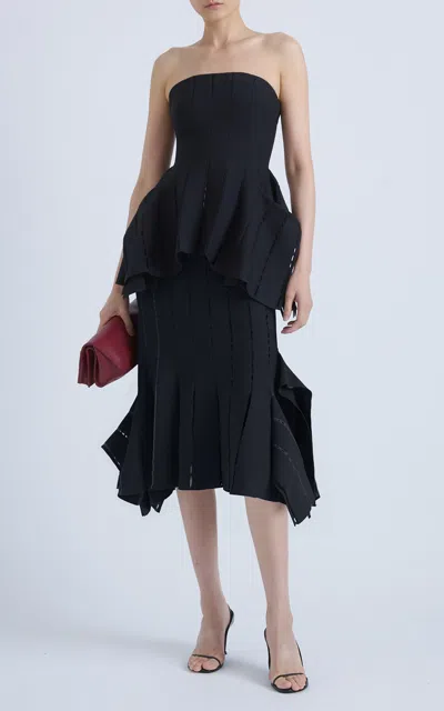 Proenza Schouler Calla Knit Knee-length Skirt In Black