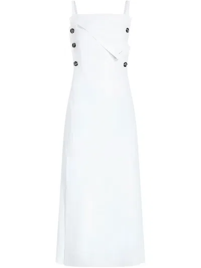Proenza Schouler Candice Maxi Dress In White