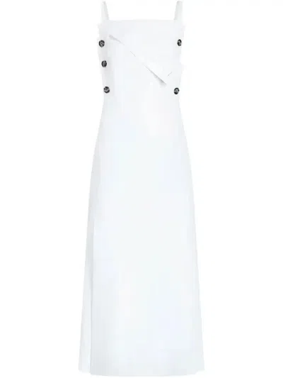 PROENZA SCHOULER CANDICE MAXI DRESS - WOMEN'S - VISCOSE/LINEN/FLAX