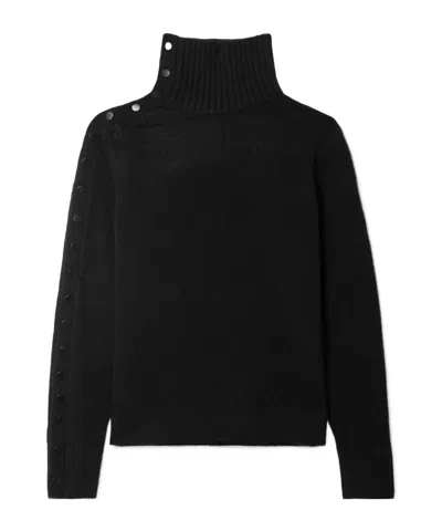 Proenza Schouler Cashmere Blend Turtleneck Sweater In Black