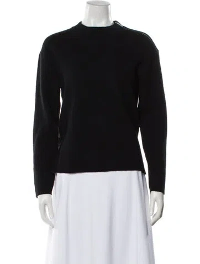 Pre-owned Proenza Schouler Cashmere Crew Neck Sweater In Black