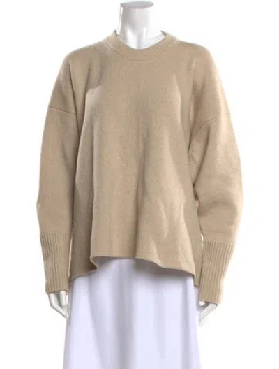 Pre-owned Proenza Schouler Cashmere Crew Neck Sweater In Neutral