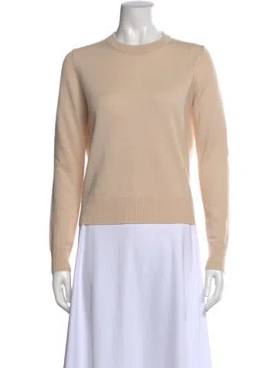 Pre-owned Proenza Schouler Cashmere Crew Neck Sweater In Neutral