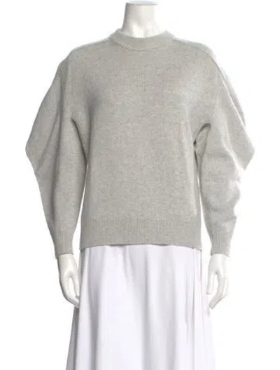 Pre-owned Proenza Schouler Cashmere Mock Neck Sweater In Gray