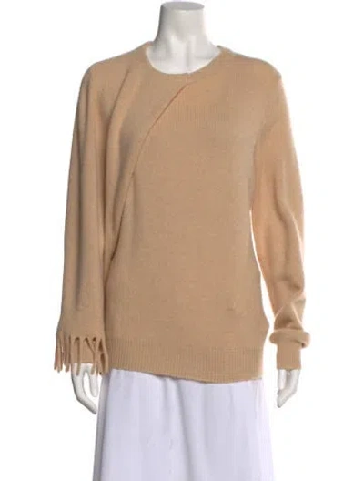 Pre-owned Proenza Schouler Cashmere Scoop Neck Sweater In Neutral