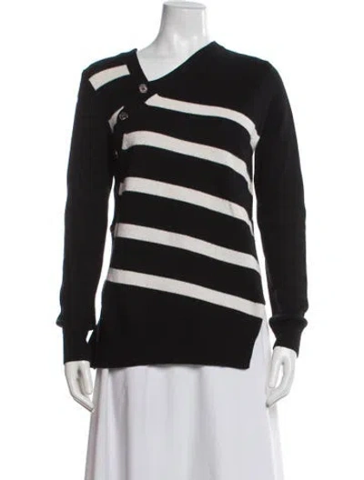 Pre-owned Proenza Schouler Cashmere Striped Sweater In Multi