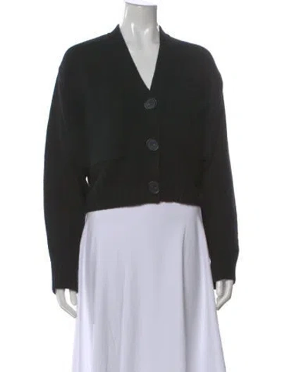Pre-owned Proenza Schouler Cashmere V-neck Sweater W/ Tags In Black