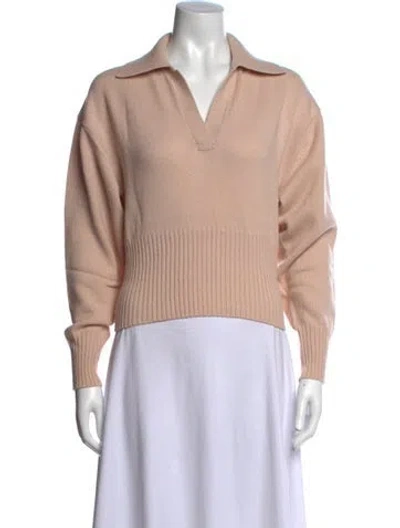 Pre-owned Proenza Schouler Cashmere V-neck Sweater W/ Tags In Neutrals