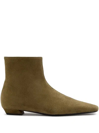 Proenza Schouler Chelsea Ankle Boots In Green