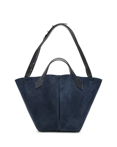 Proenza Schouler Large Chelsea Tote In Soft Suede In Blue