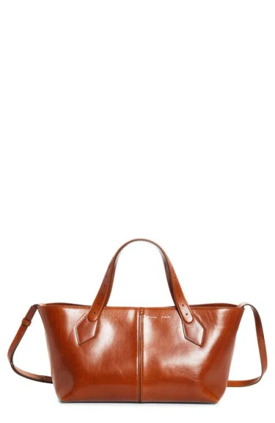 Proenza Schouler Chelsea Leather East/west Tote In Saddle
