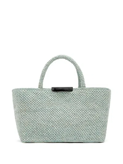 Proenza Schouler Chelsea Raffia Tote Bag In Purple