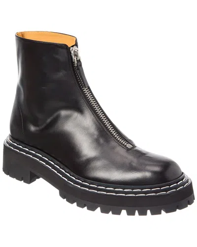 Proenza Schouler Chunky Leather Boot In Black