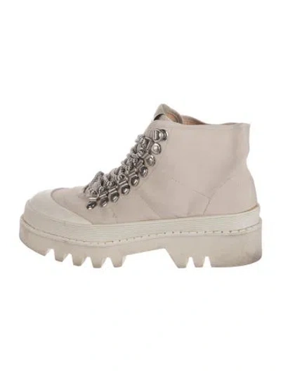 Pre-owned Proenza Schouler Chunky Sneakers In White