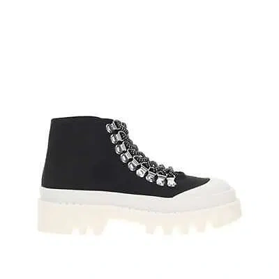 Pre-owned Proenza Schouler Chunky-sole High-top Sneakers In Black