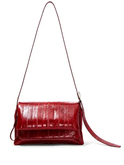 Proenza Schouler City Leather Crossbody Bag In Red