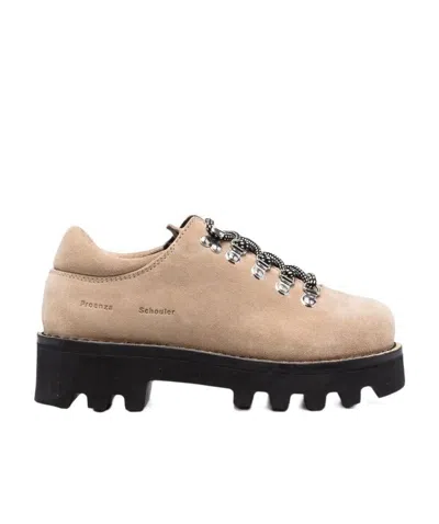 PROENZA SCHOULER CITY SUEDE LACE-UP SHOES