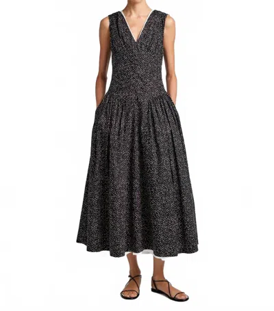 Proenza Schouler Clayton Dress In Black/vanilla 175