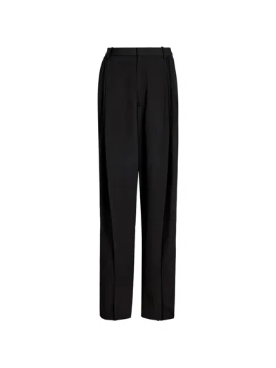 Proenza Schouler Clementina Pleated Trousers In Black