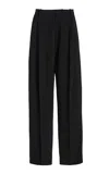 Proenza Schouler Clementina Tailored Straight-leg Pants In Blue