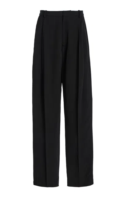 Proenza Schouler Clementina Tailored Straight-leg Pants In Blue