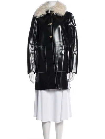 Pre-owned Proenza Schouler Coat In Black