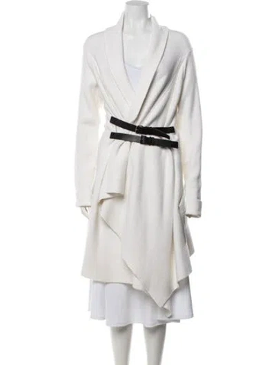 Pre-owned Proenza Schouler Coat W/ Tags In White