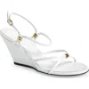 Proenza Schouler Coil Wedge Sandal In White