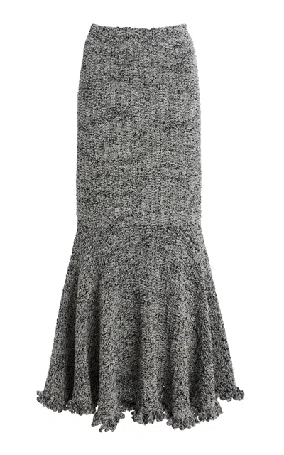 Proenza Schouler Colette Cotton-linen Maxi Skirt In Gray