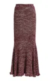 Proenza Schouler Colette Cotton-linen Maxi Skirt In Multi