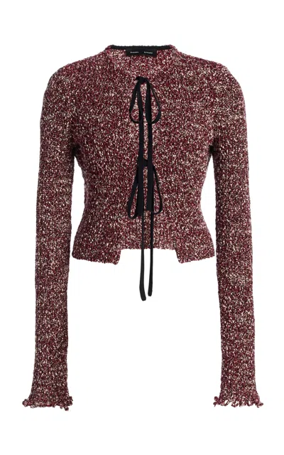 Proenza Schouler Colette Cotton-linen Top In Multi