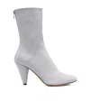 Proenza Schouler Woman Ankle Boots Light Grey Size 8 Leather In Gray