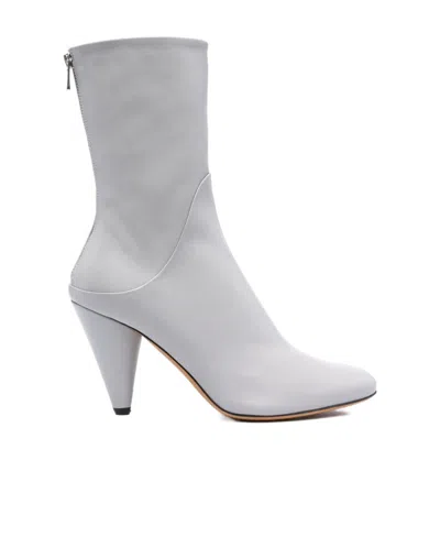 PROENZA SCHOULER CONE 95MM LEATHER BOOTS