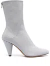 Proenza Schouler Woman Ankle Boots Light Grey Size 8 Leather