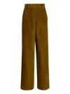 Proenza Schouler Corduroy Straight Trousers In Brown