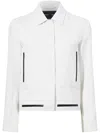 Proenza Schouler Cotton-linen Blend Jacket In White